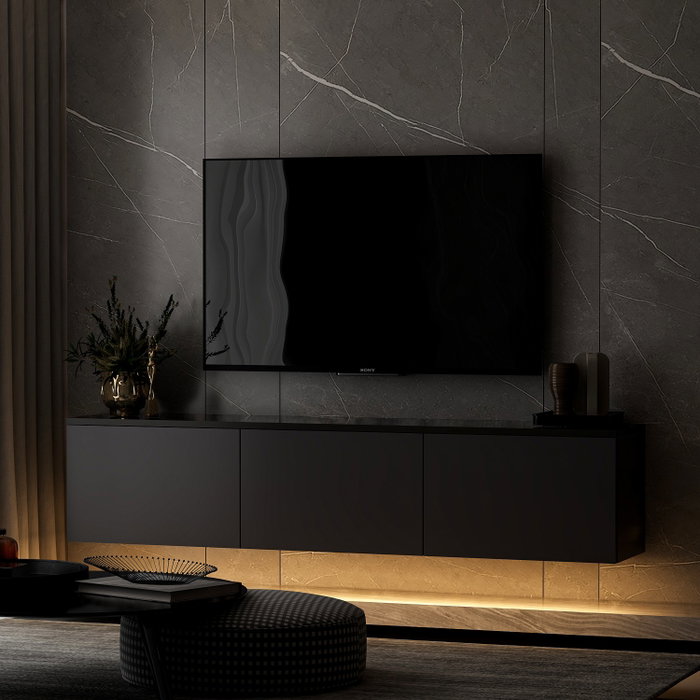 Hanah Home Soporte para TV Neon Illuminated - Antracita